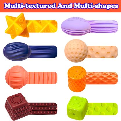 Baby Sensory Ball Soft Textured Multi-Sensory Toy Montessori Toy Baby Massage Ball Gift Set BPA Free Montessori Baby Toy 6 to 12 Months