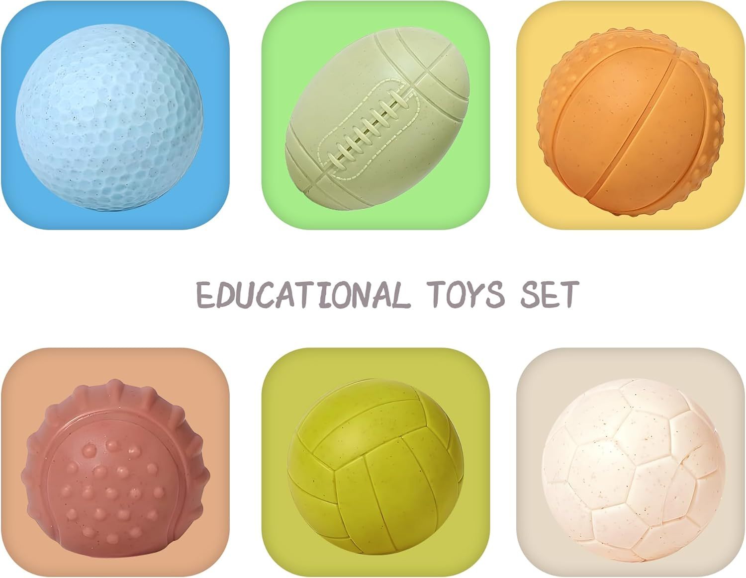 Stimulating Baby Sensory Toy Pack - Builds Skills and Enjoyable Playtime