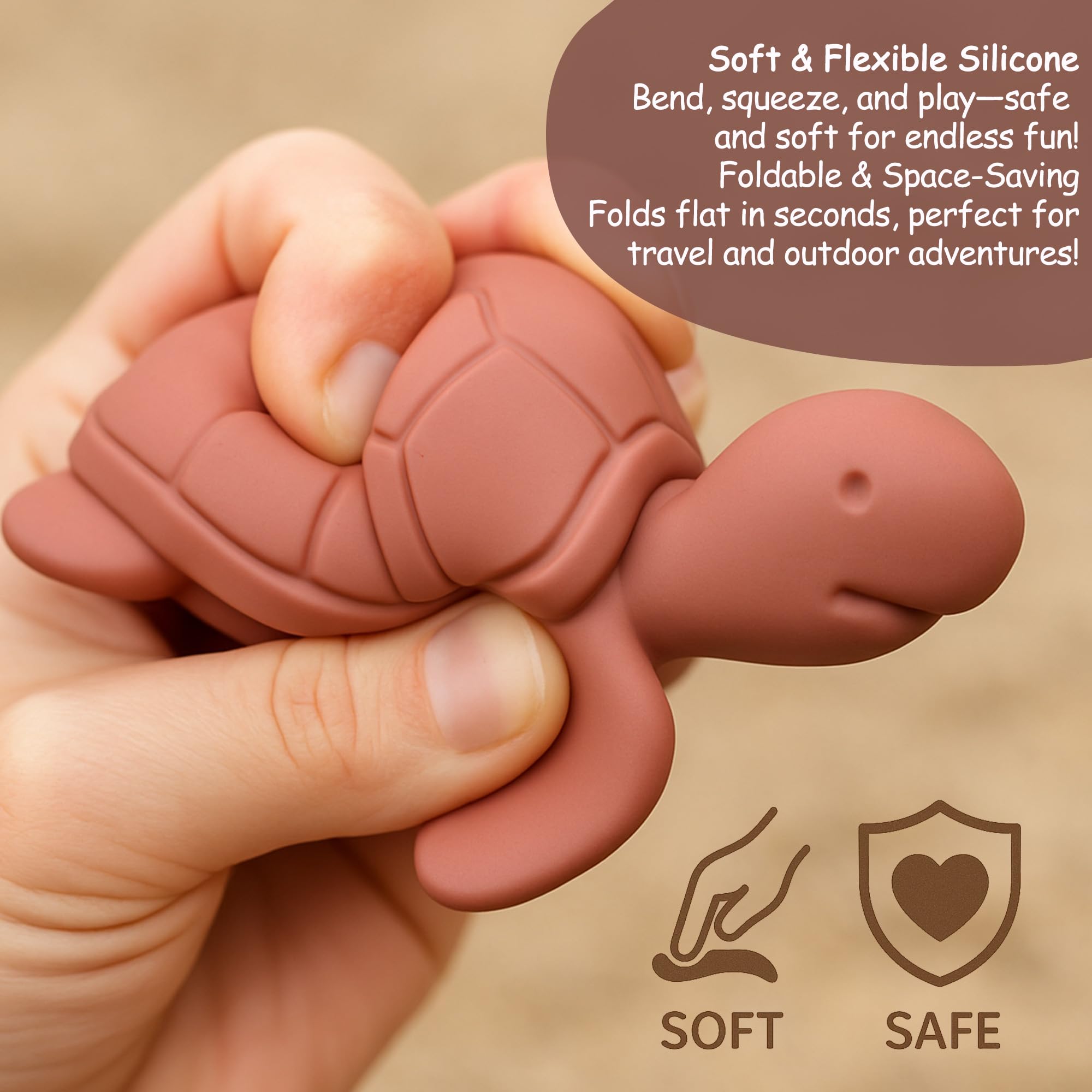 Silicone Beach Toys for Toddlers