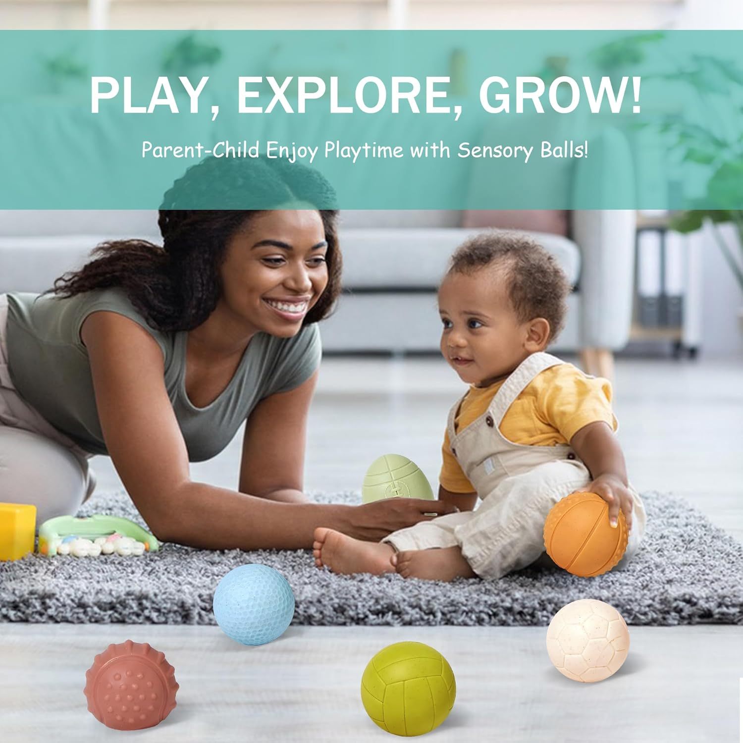 Stimulating Baby Sensory Toy Pack - Builds Skills and Enjoyable Playtime