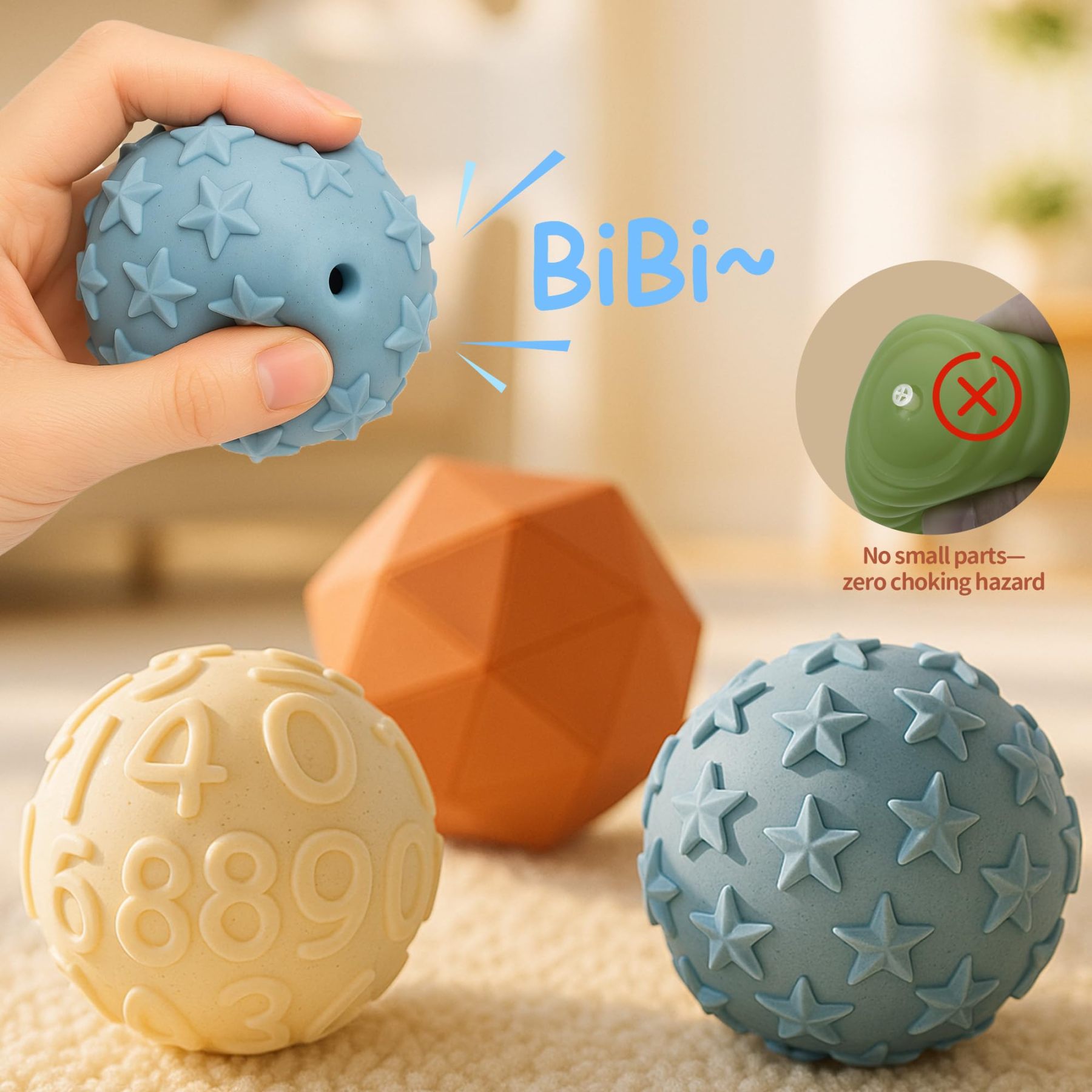 Baby Stacking Cups & Sensory Ball Set