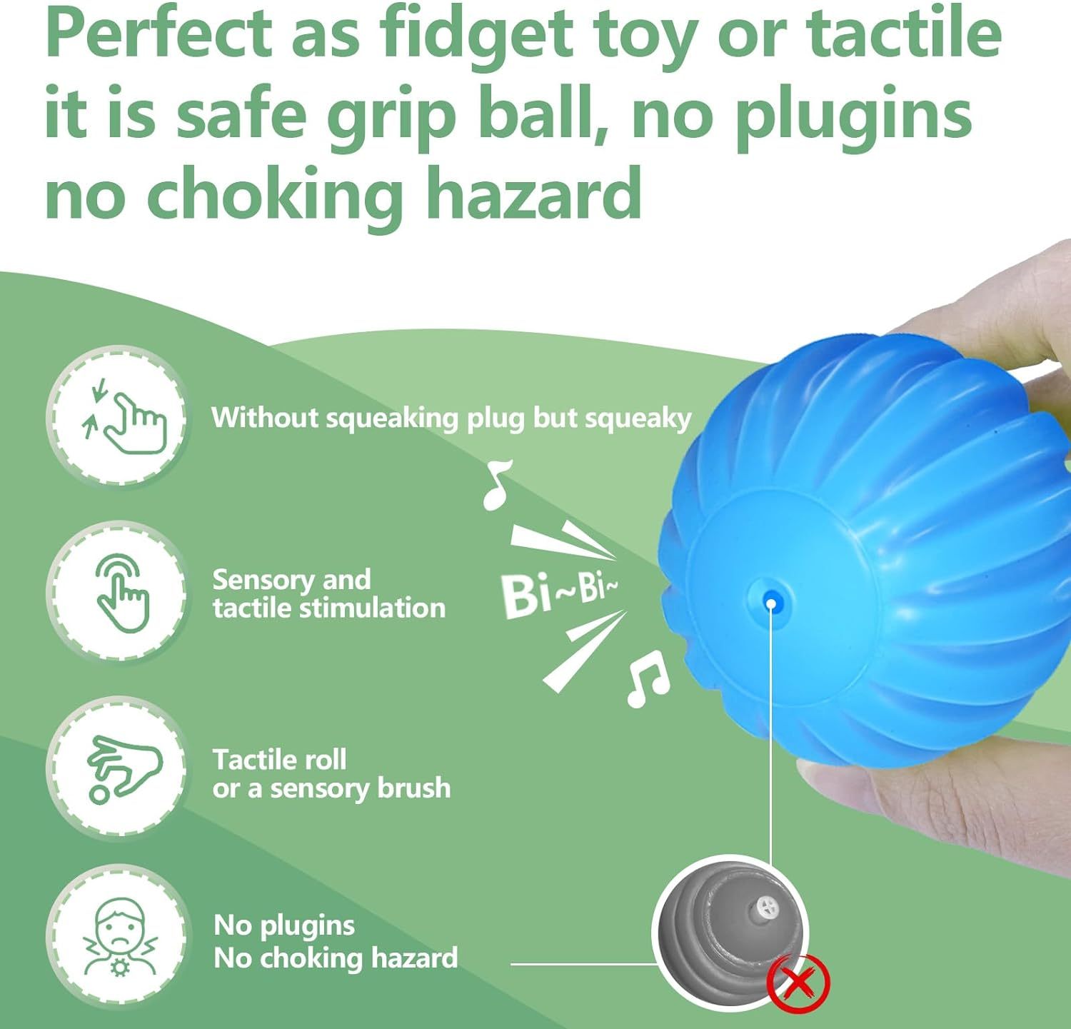 Sensory ball suitable for infants 6 to 12 months, sensory baby toys, suitable for toddlers 1-3 years old, bright color texture multi-soft ball gift set, Montessori toys suitable for 6-12 months baby toys (6 pieces)