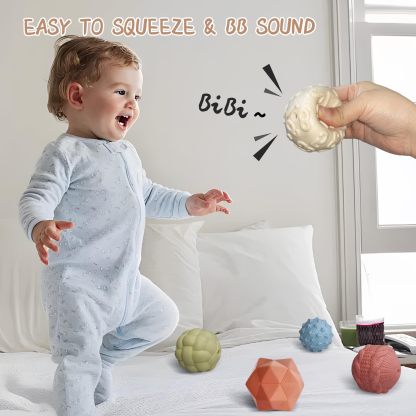 Baby Stacking Cups & Sensory Ball Set