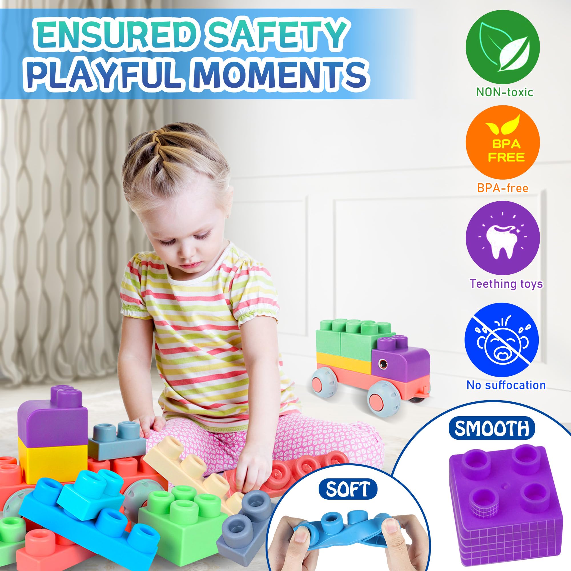 Soft Building Blocks for Toddler