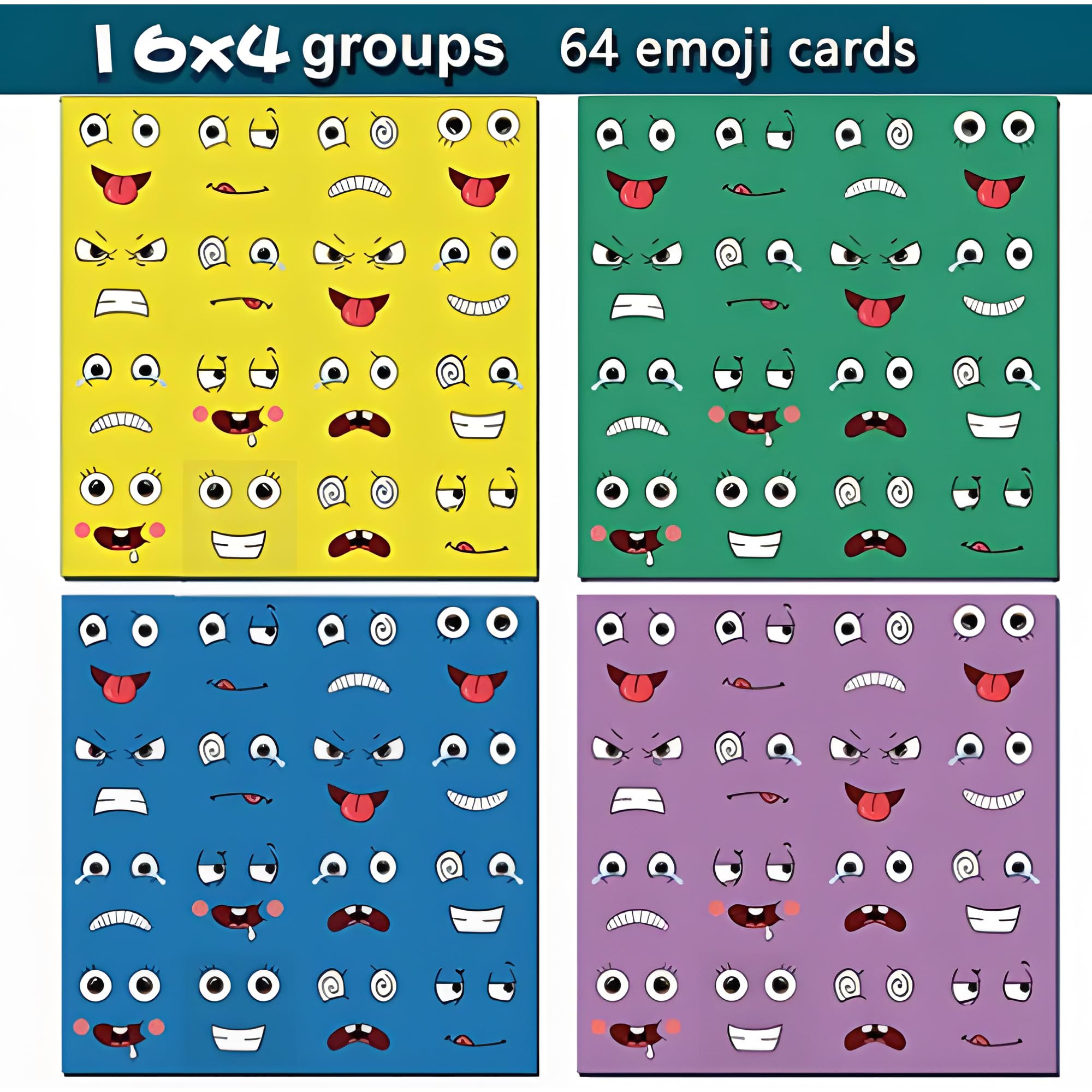 Wooden Cubes, IQ Puzzle, Building Cube Express Toy Faces