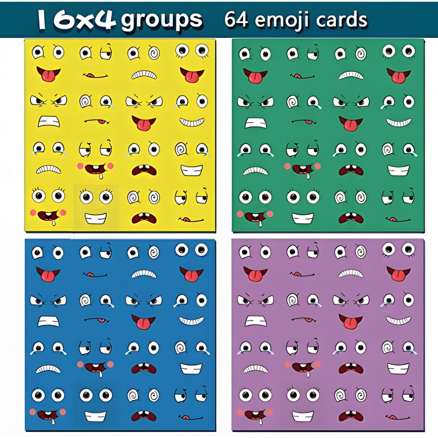 Wooden Cubes, IQ Puzzle, Building Cube Express Toy Faces