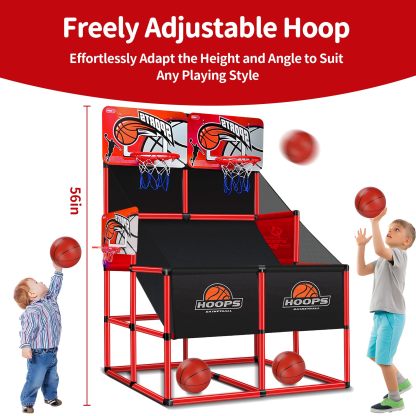 2-Player Basketball Arcade Game for Kids Ages 3-12