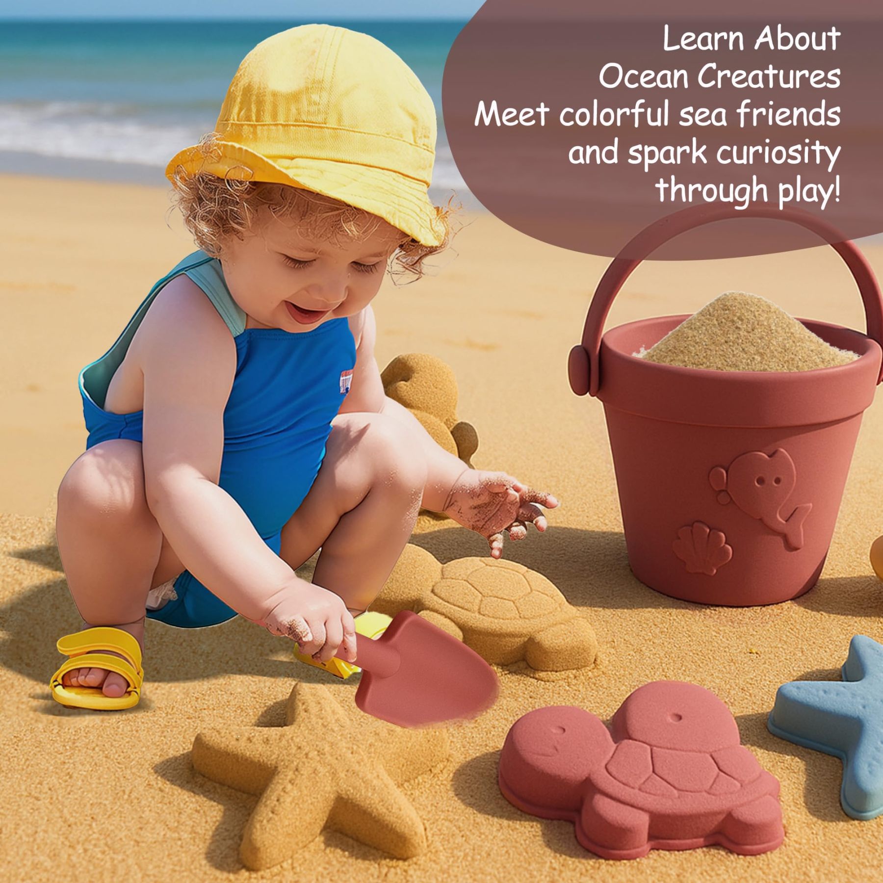 Silicone Beach Toys for Toddlers
