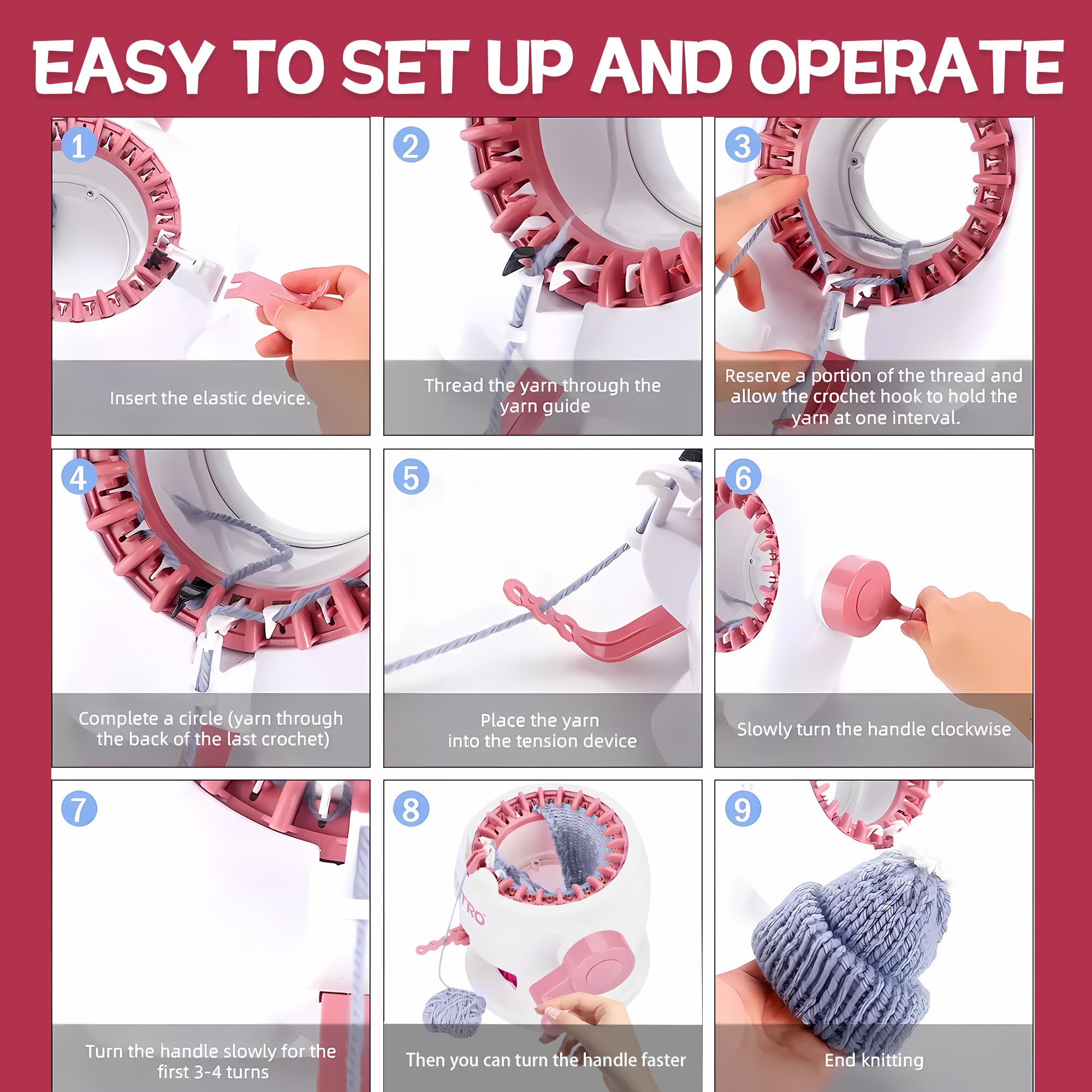 ROHSCE Sentro Knitting Machine 22 Needles 