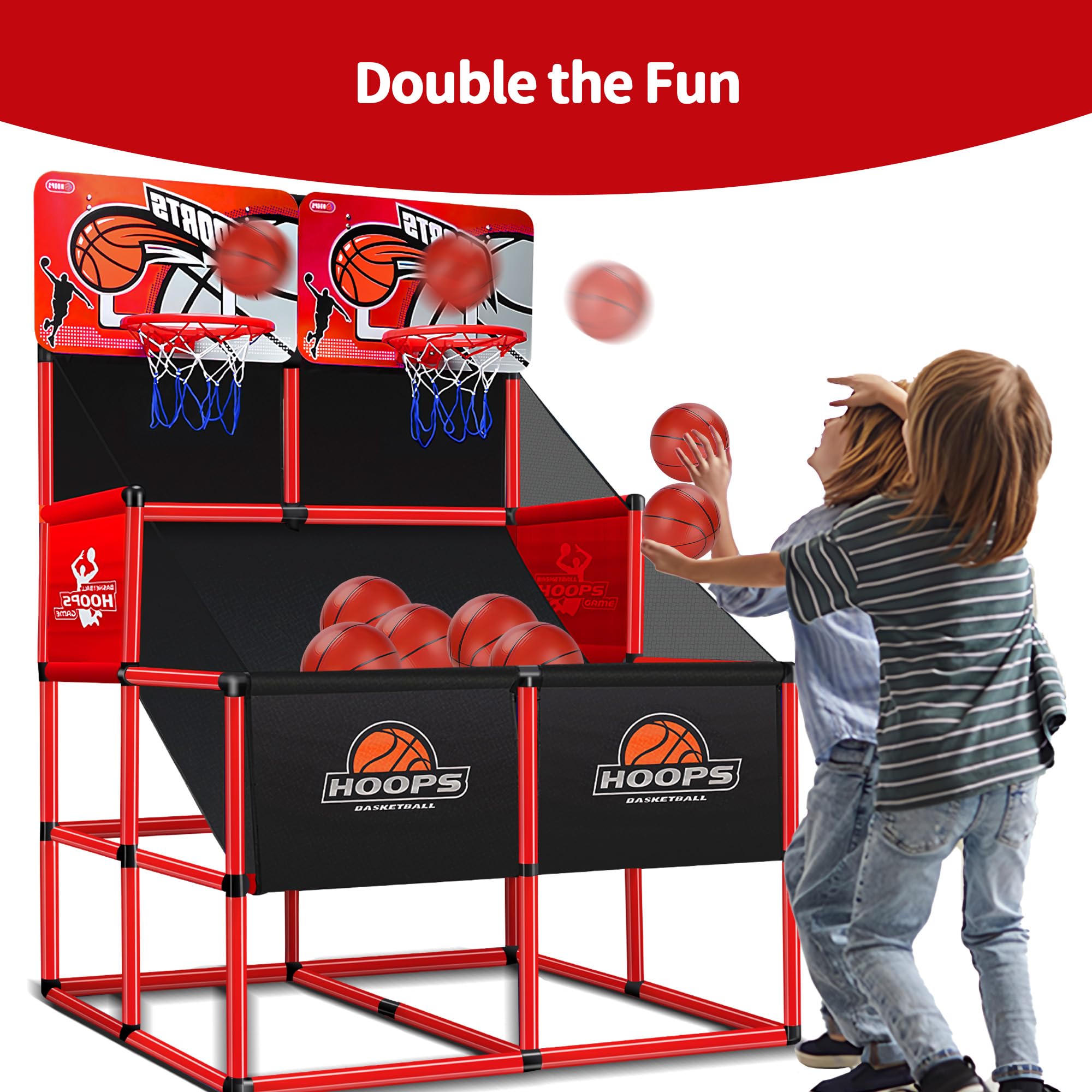 2-Player Basketball Arcade Game for Kids Ages 3-12