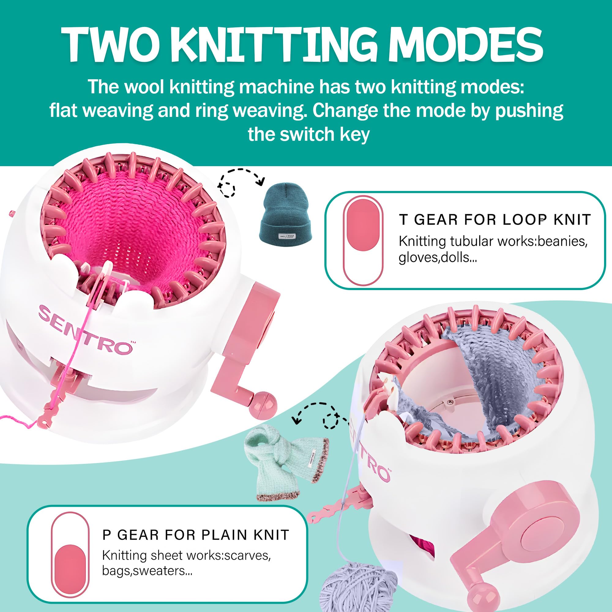 ROHSCE Sentro Knitting Machine 22 Needles 