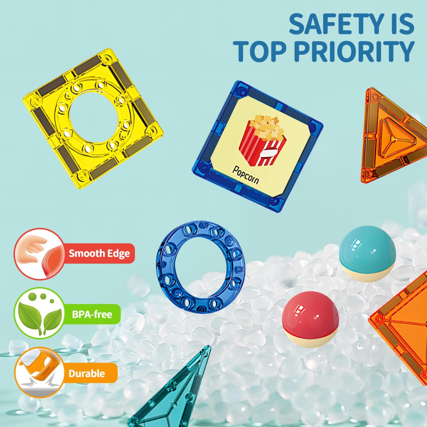 Glowing Marble Run Construction Set