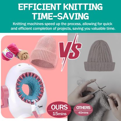 22 Needles Knitting Loom Machine with Row Counter