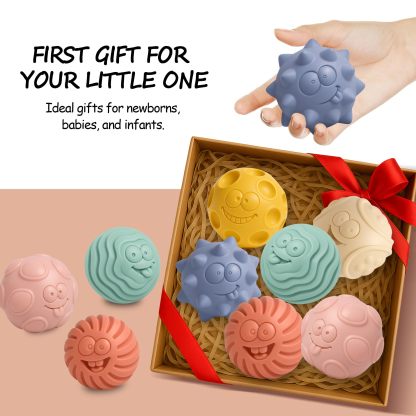 6PCS Sensory Balls for Baby