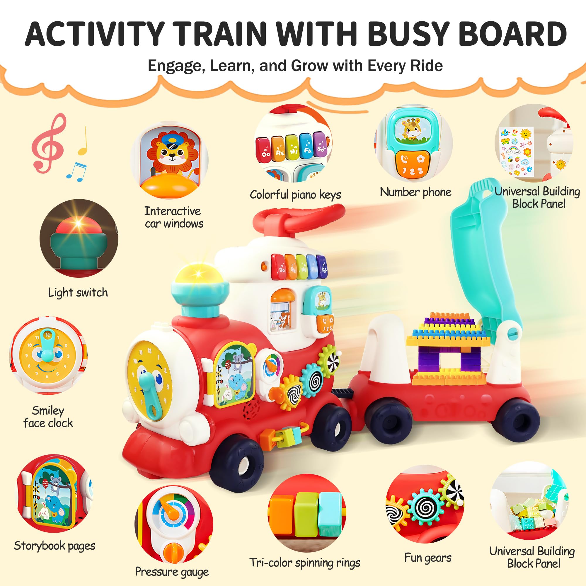 Ride On Toys for Toddlers 1-3 Boys Girls