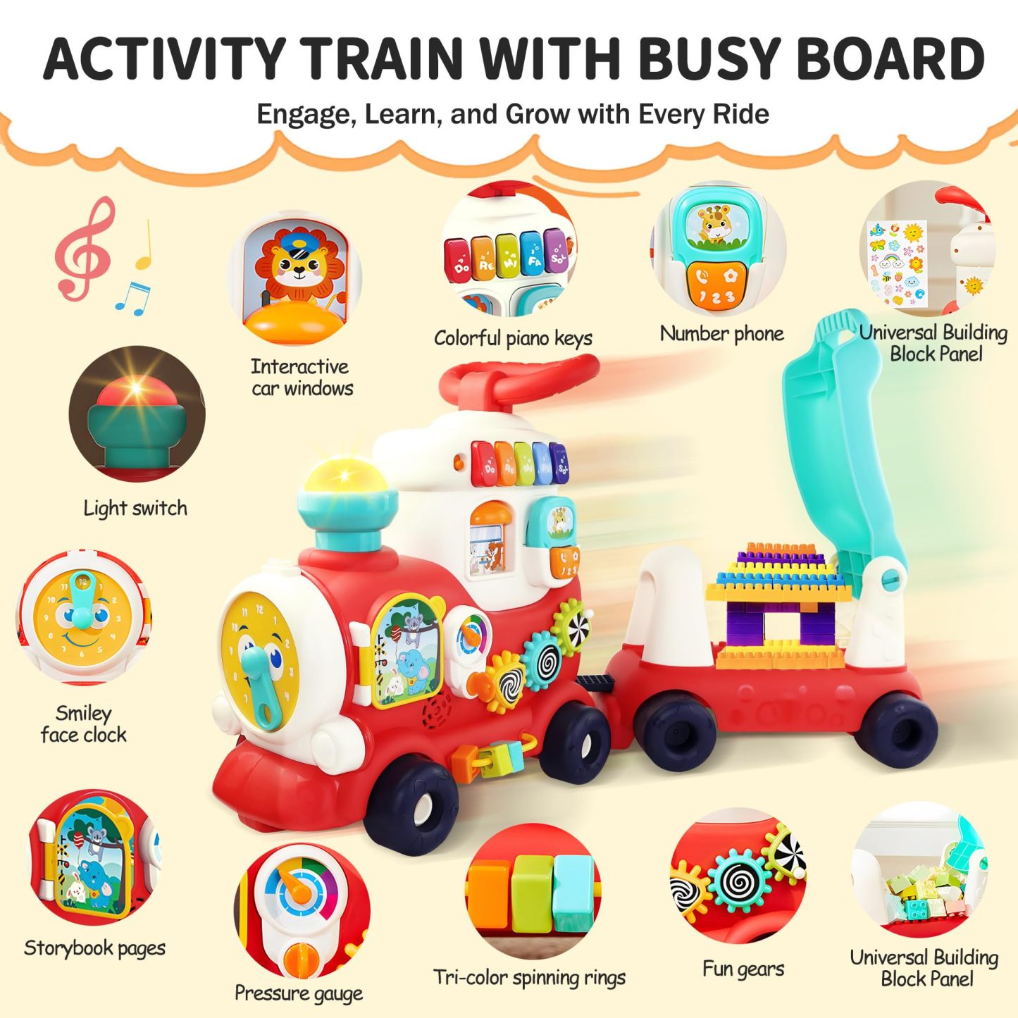 Ride On Toys for Toddlers 1-3 Boys Girls
