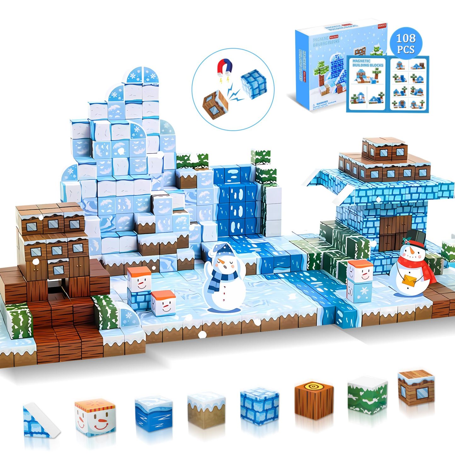 Magnetic Blocks Kids Building Toys