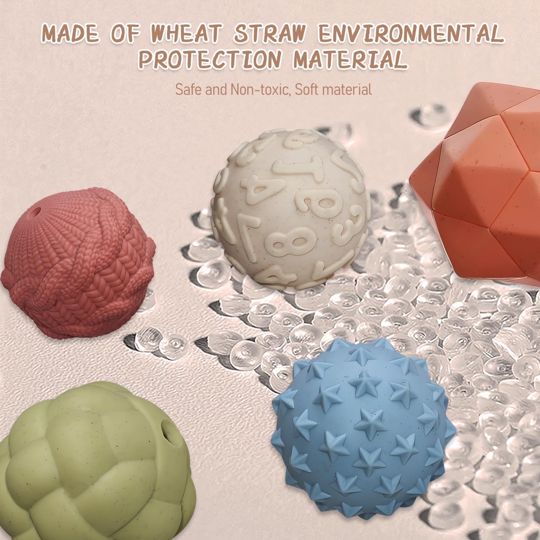 Baby Stacking Cups & Sensory Ball Set