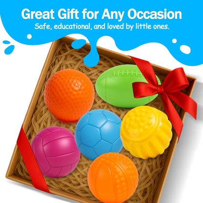Baby Bath Toys Sensory Balls Set