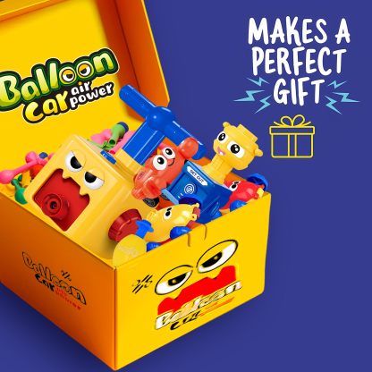 Balloon Car Toy Pump Set