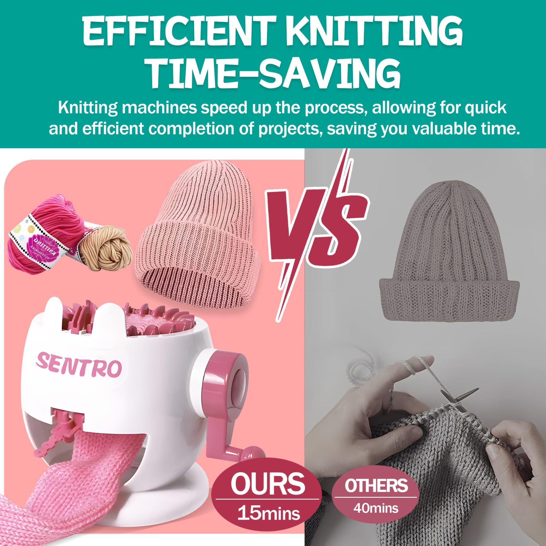 ROHSCE Sentro Knitting Machine 22 Needles 