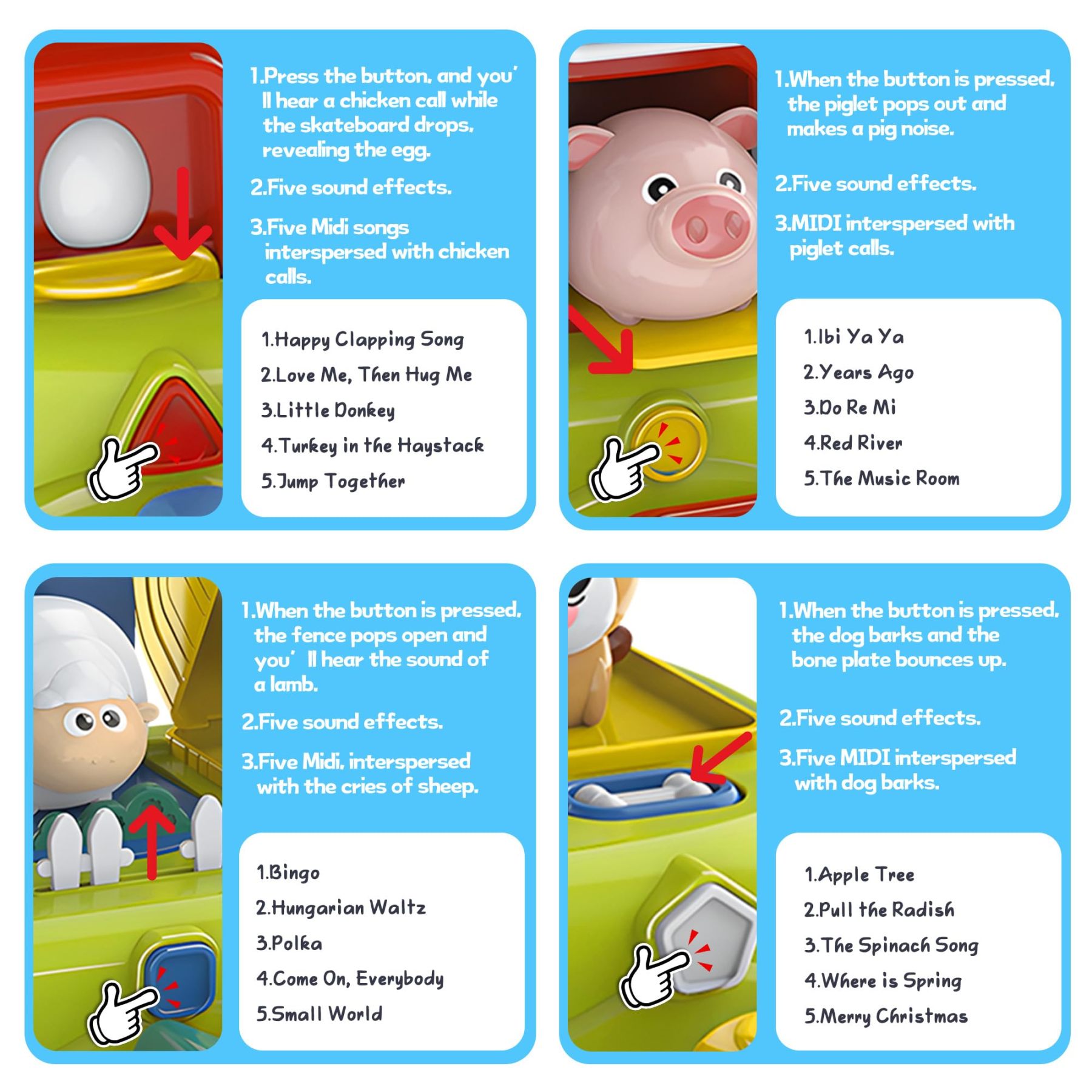 Baby Pop Up Toy with Music