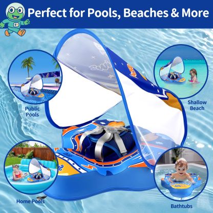 Baby Pool Float with Canopy