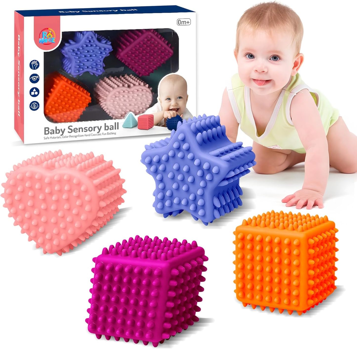 Educational Baby Sensory Ball - Fun and Interactive Baby Toy Set