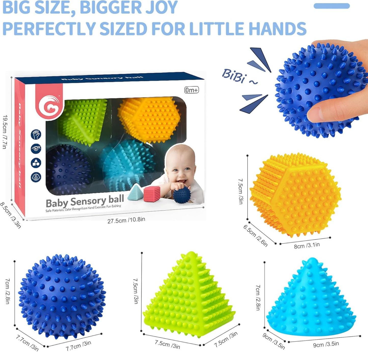 Interactive Baby Ball - Enhances fine motor skills and hand-eye coordination