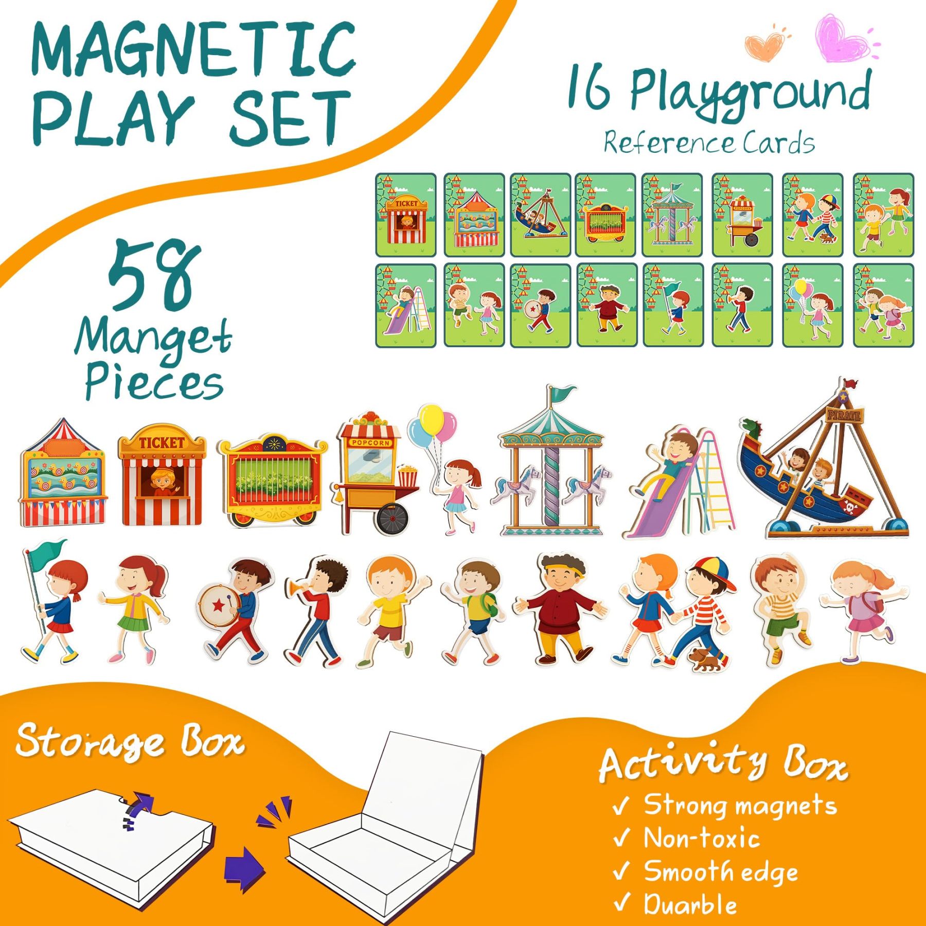 Circus Magnetic Puzzle Book for Toddlers