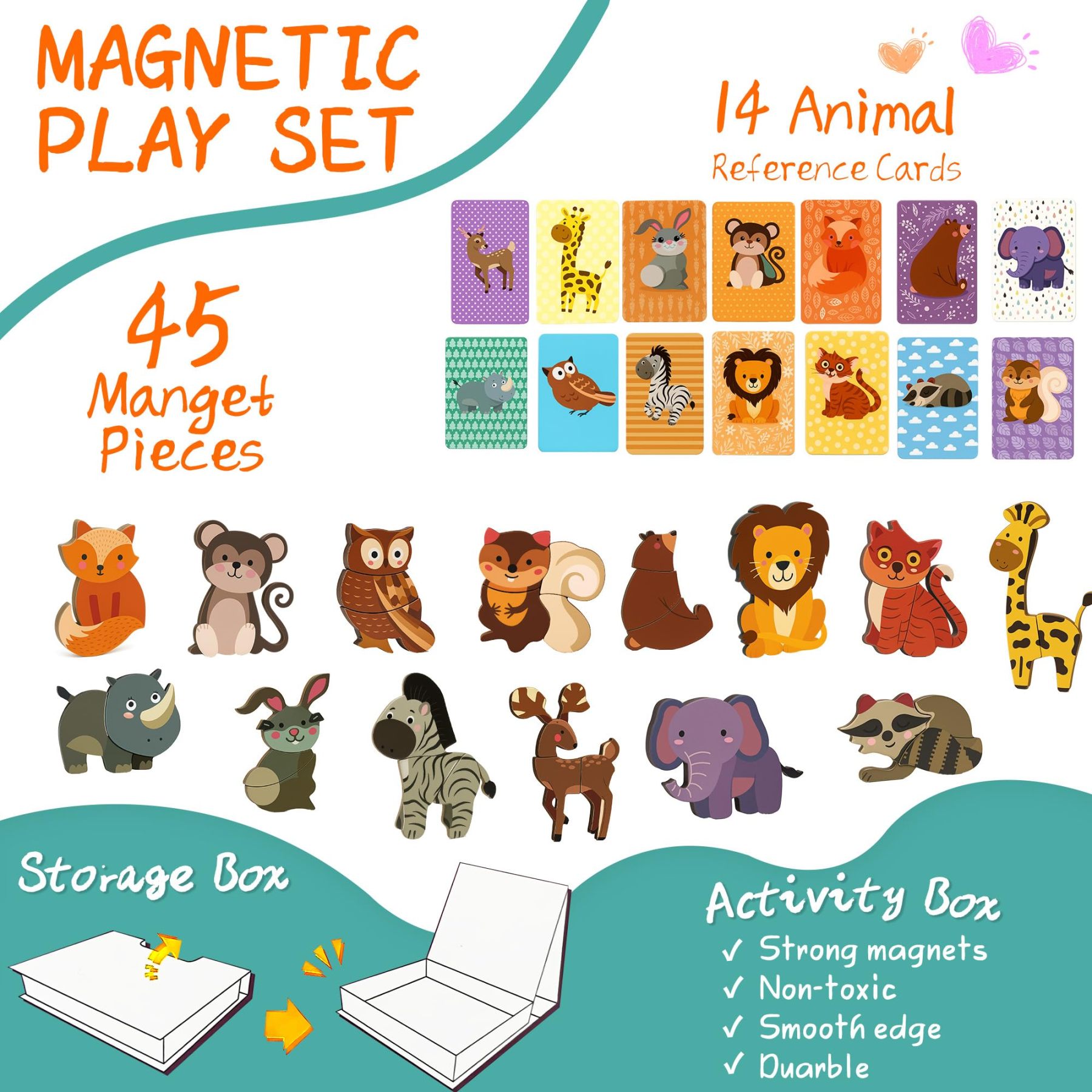 Circus Magnetic Puzzle Book for Toddlers