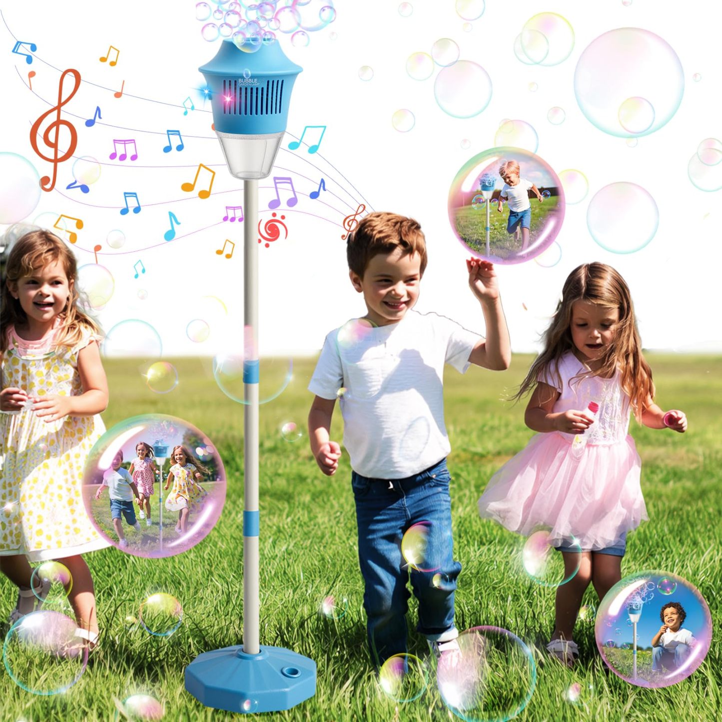 Automatic Bubble Machine with LED Lights & Music