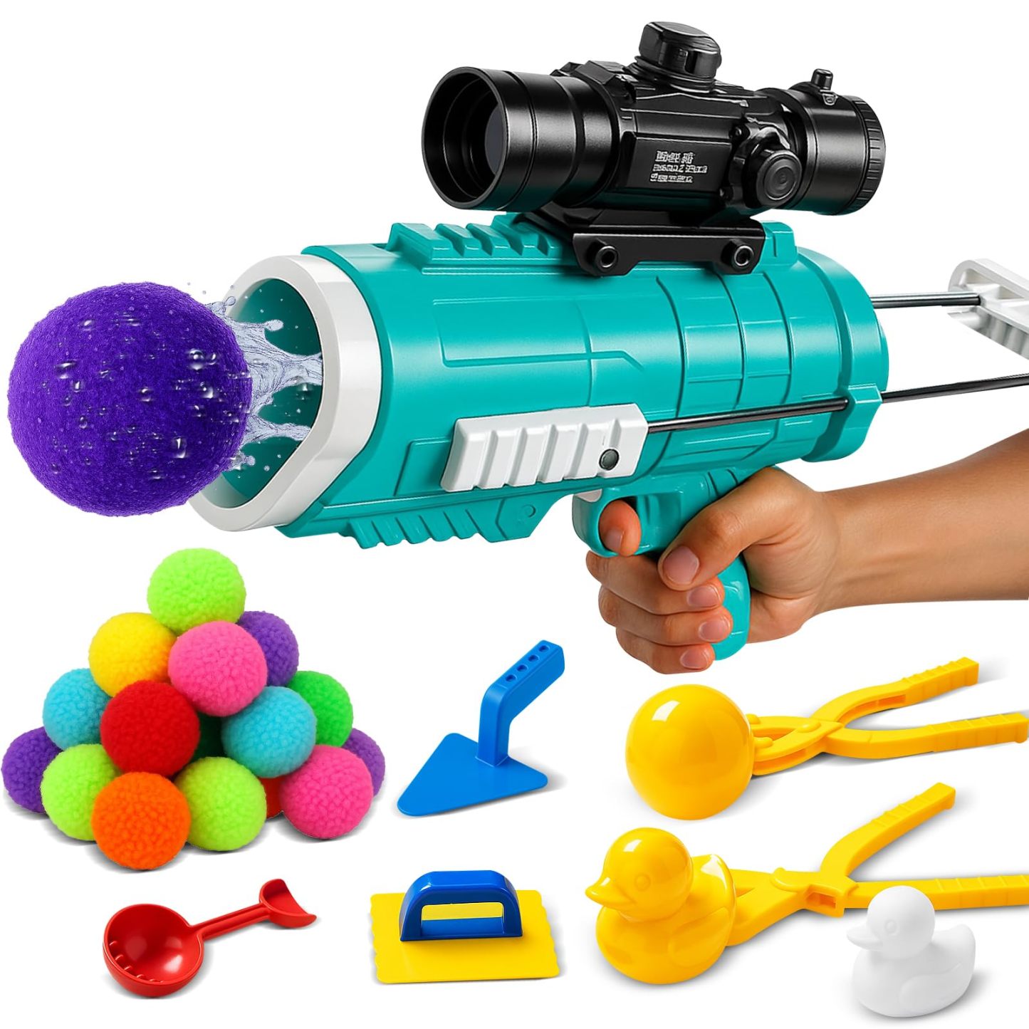 Reusable Water Balloon Launcher Set for Kids
