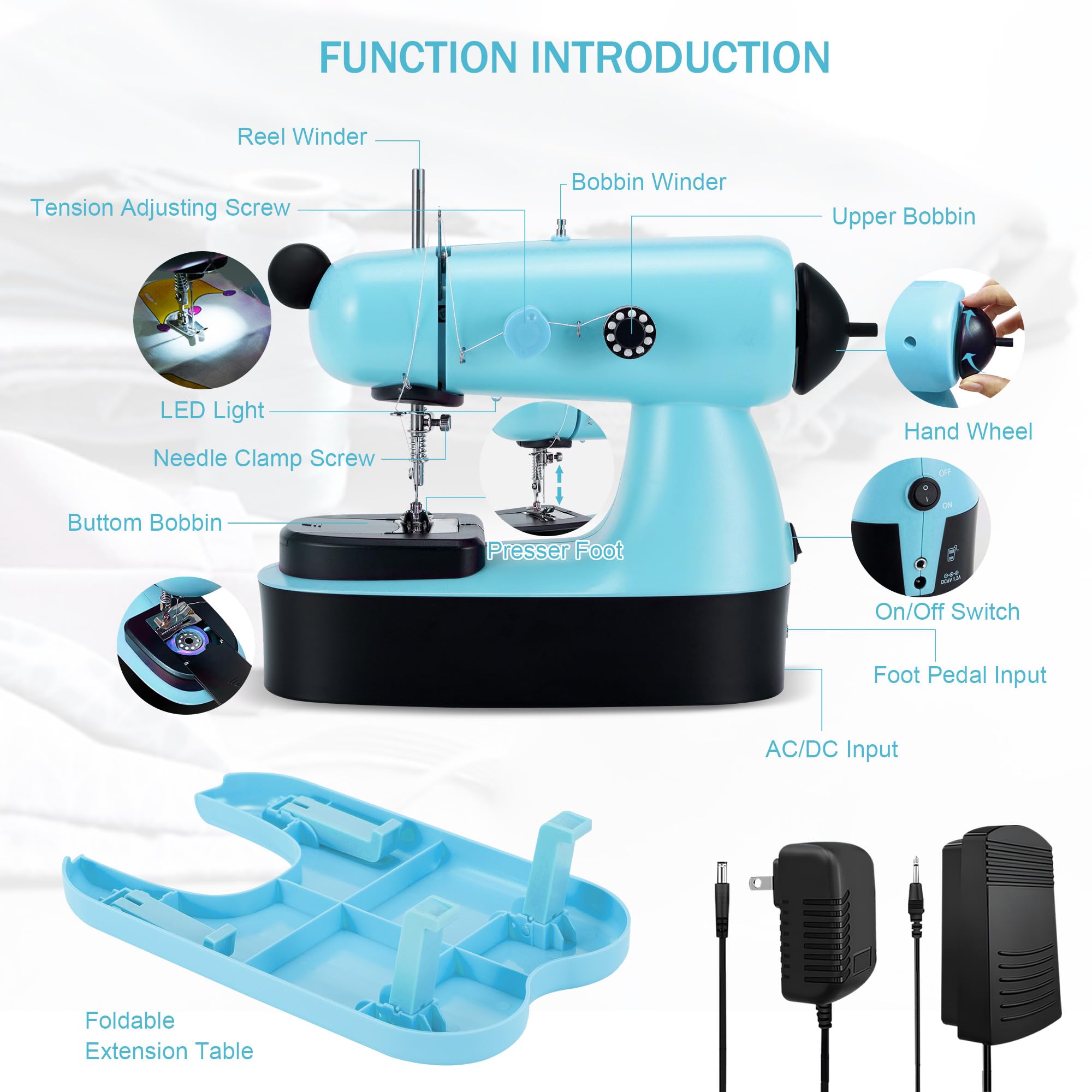 Small Portable Sewing Machine for Kids