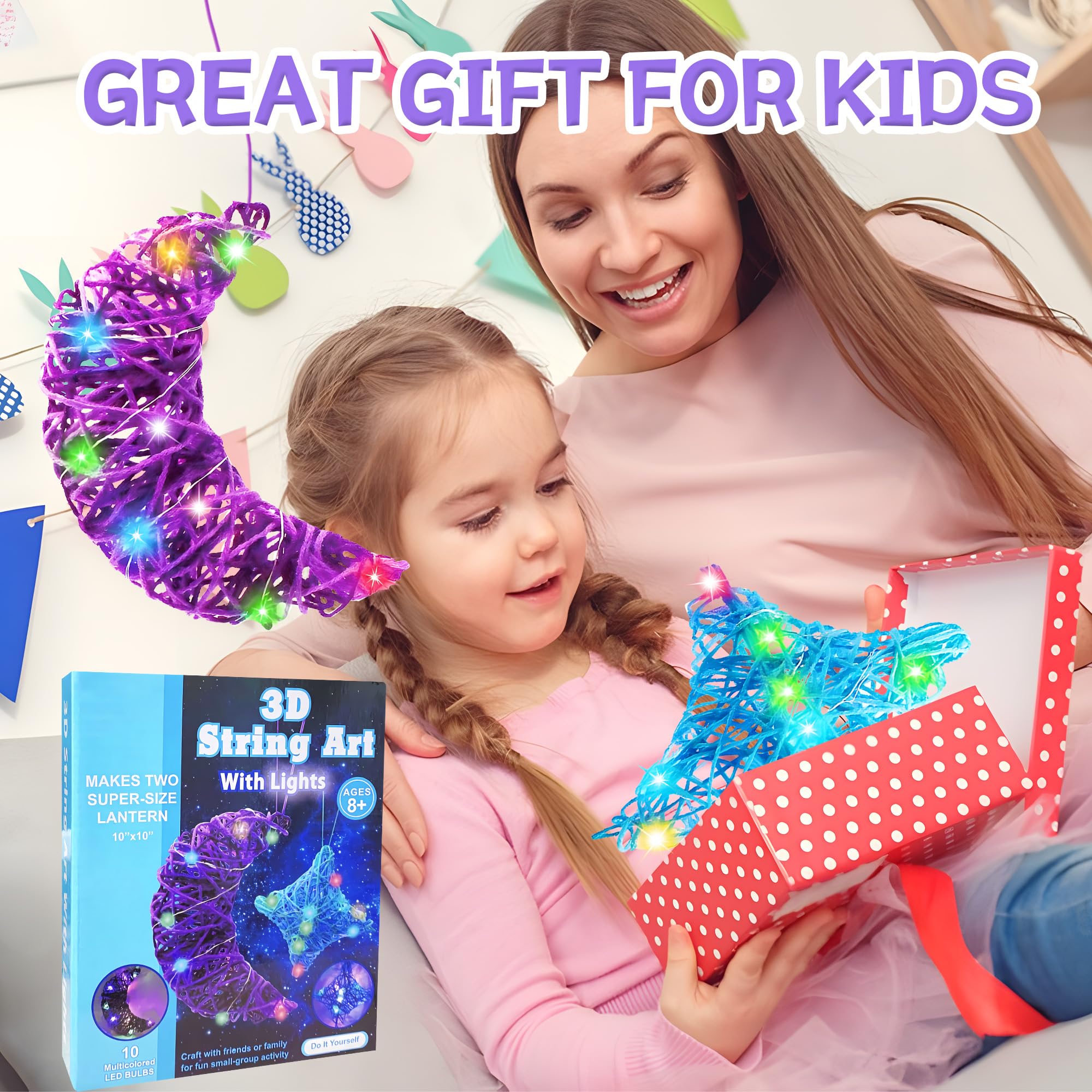 ROHSCE 3D String Art Kit for Kids