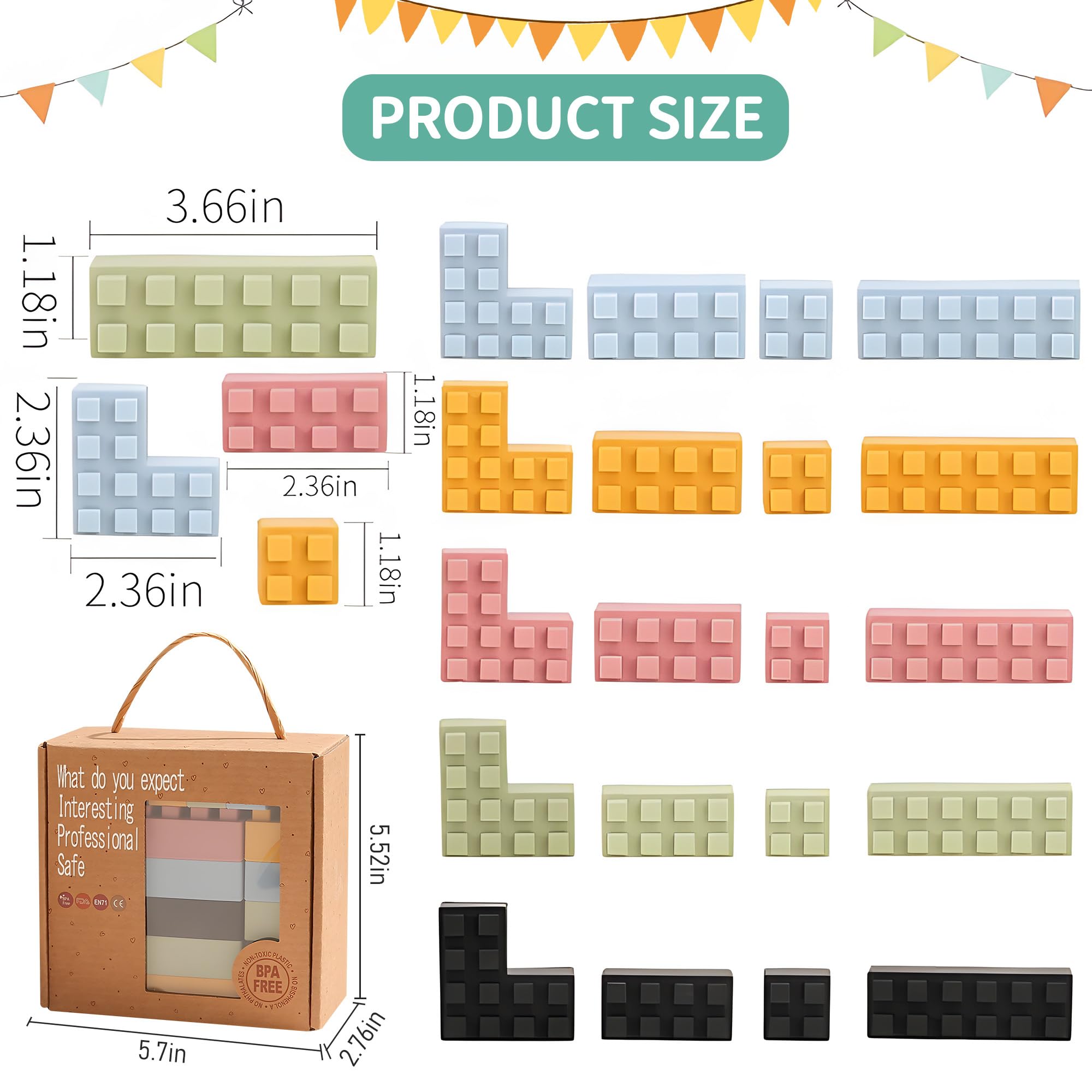 Silicone Blocks Soft Building Blocks