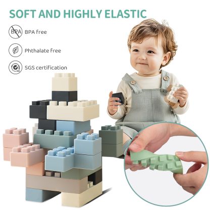 Silicone Blocks Soft Building Blocks
