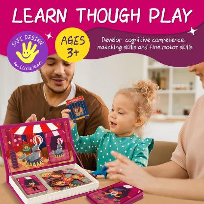 Circus Magnetic Puzzle Book for Toddlers