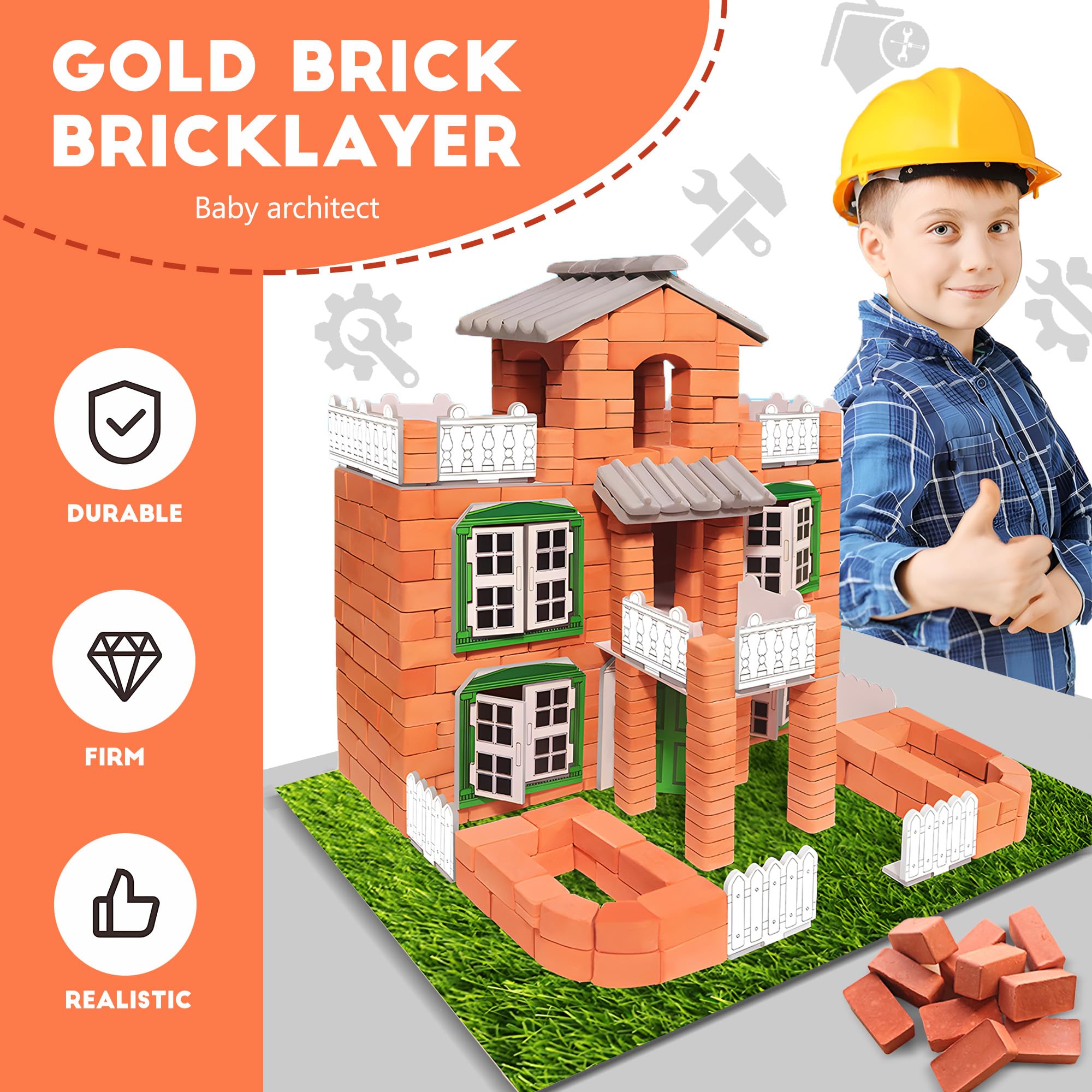 Brick and Mortar Construction Set