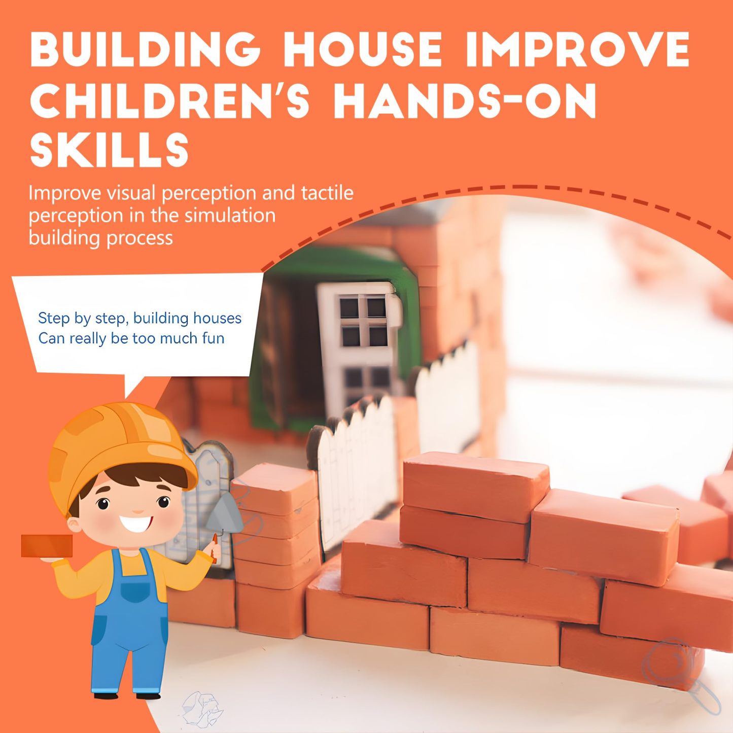 Brick and Mortar Construction Set