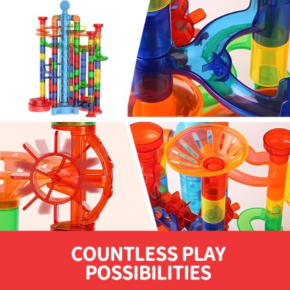 Glow in The Dark Marble Run 325Pcs Set