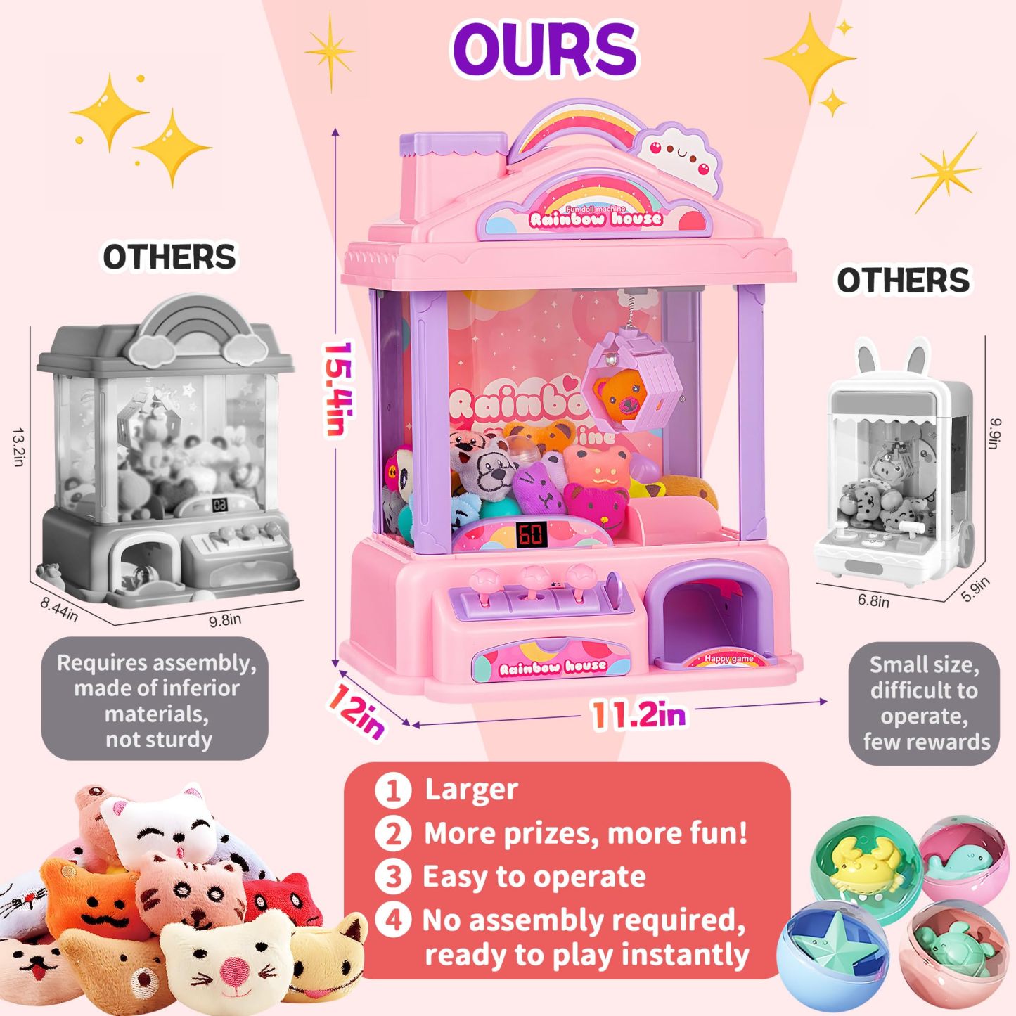 Mini Claw Machine for Kids