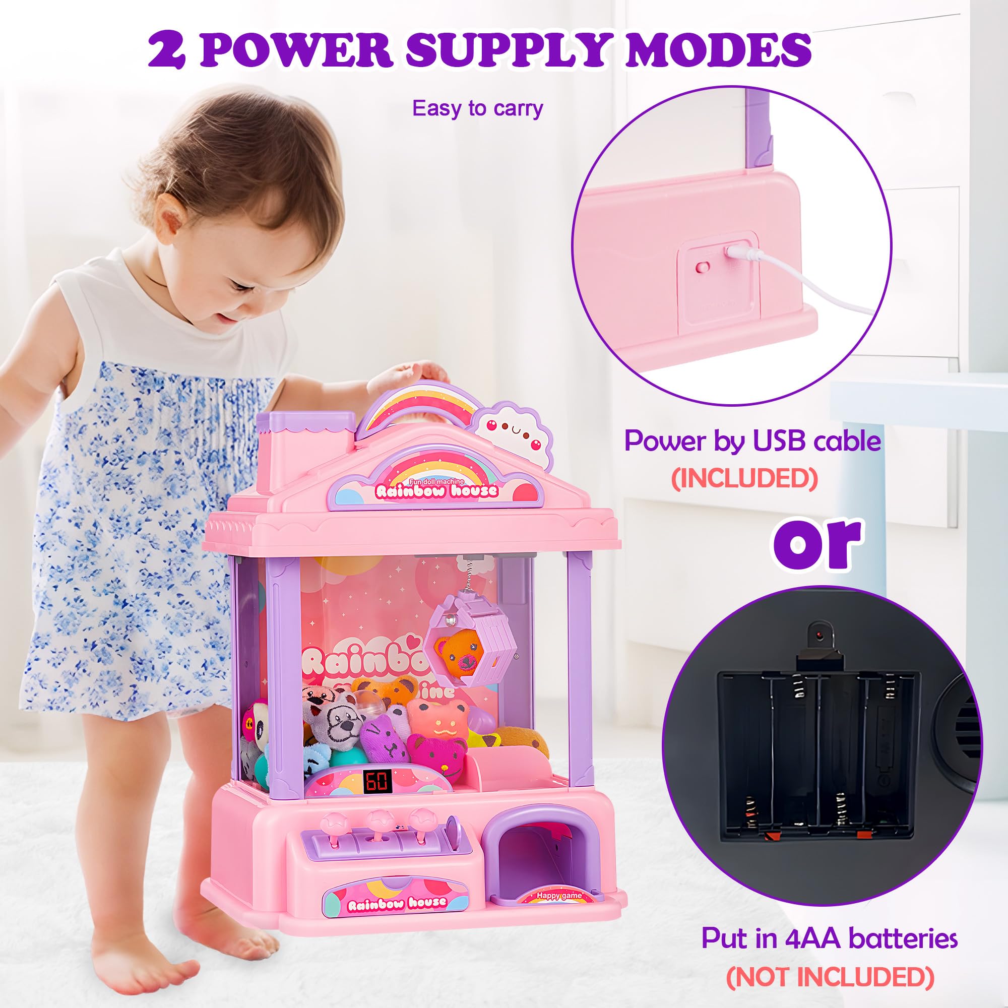 Mini Claw Machine for Kids