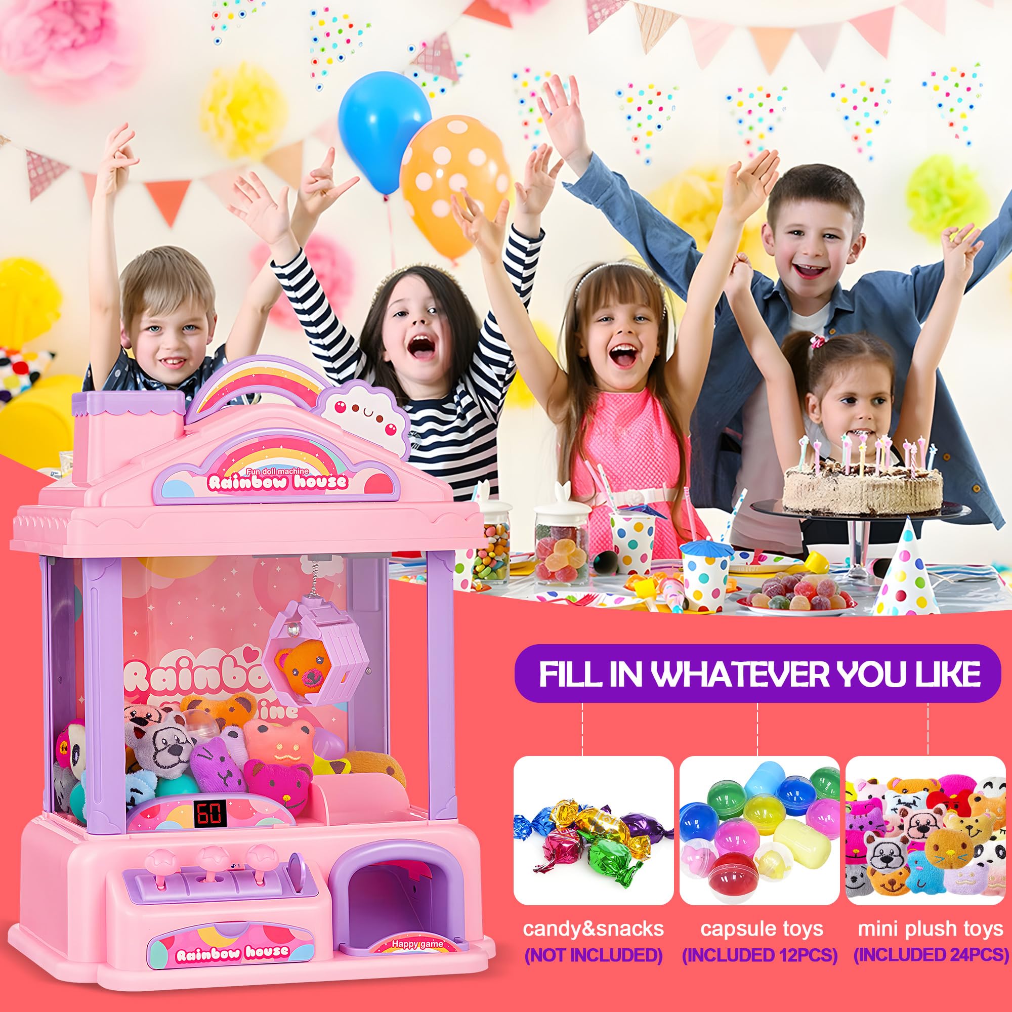 Mini Claw Machine for Kids