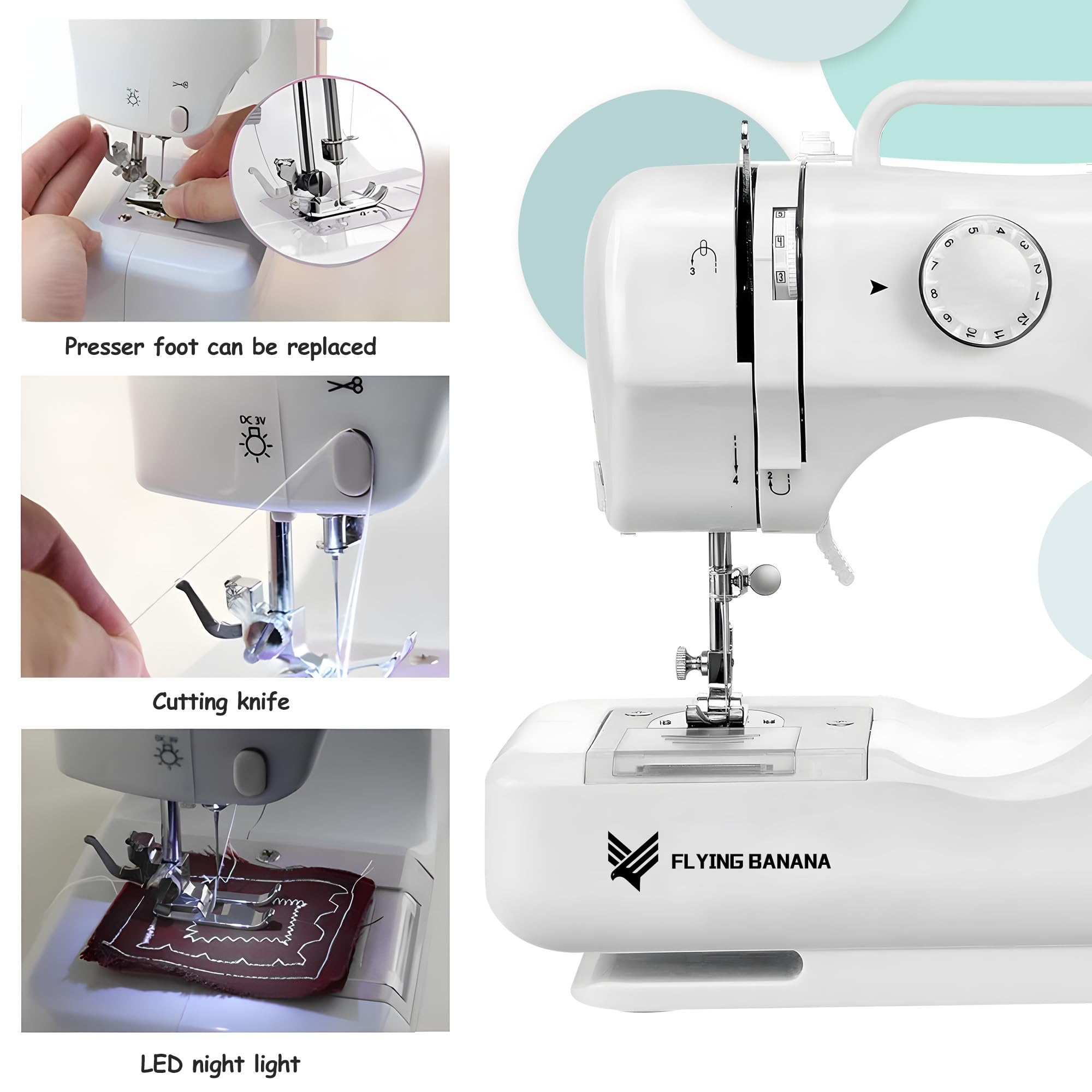 Portable Sewing Machine for Beginners