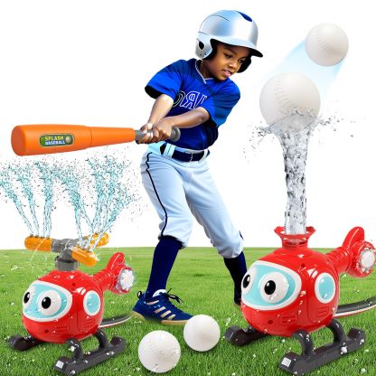 2 in 1 Water Sprinklers T Ball Set for Kids & Toddlers