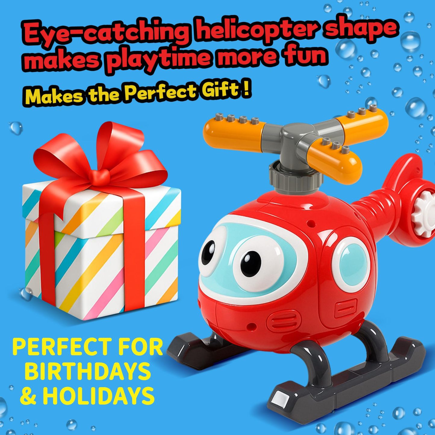 2 in 1 Water Sprinklers T Ball Set for Kids & Toddlers