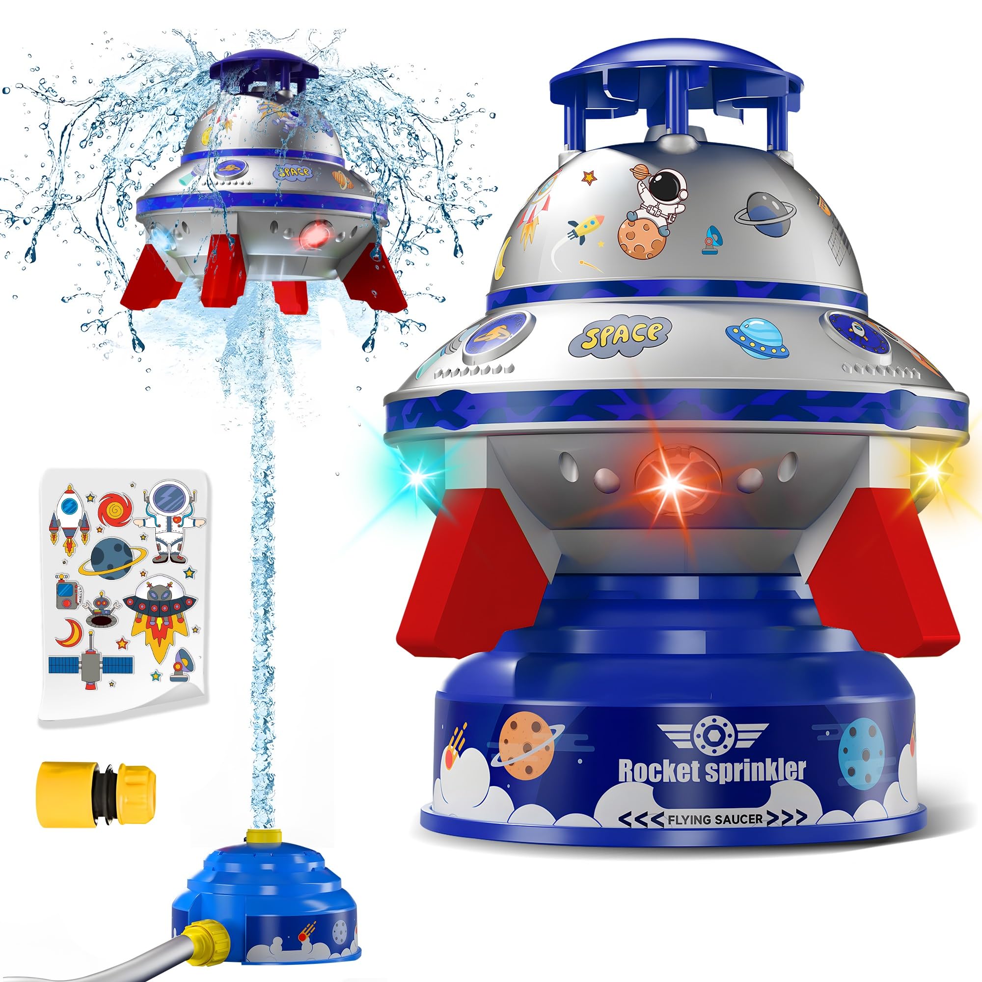 Water Sprinkler for Kids with Lights