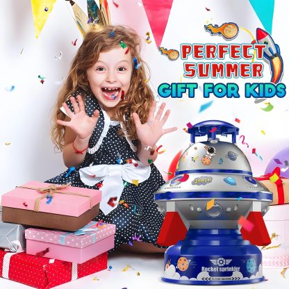 Water Sprinkler for Kids with Lights