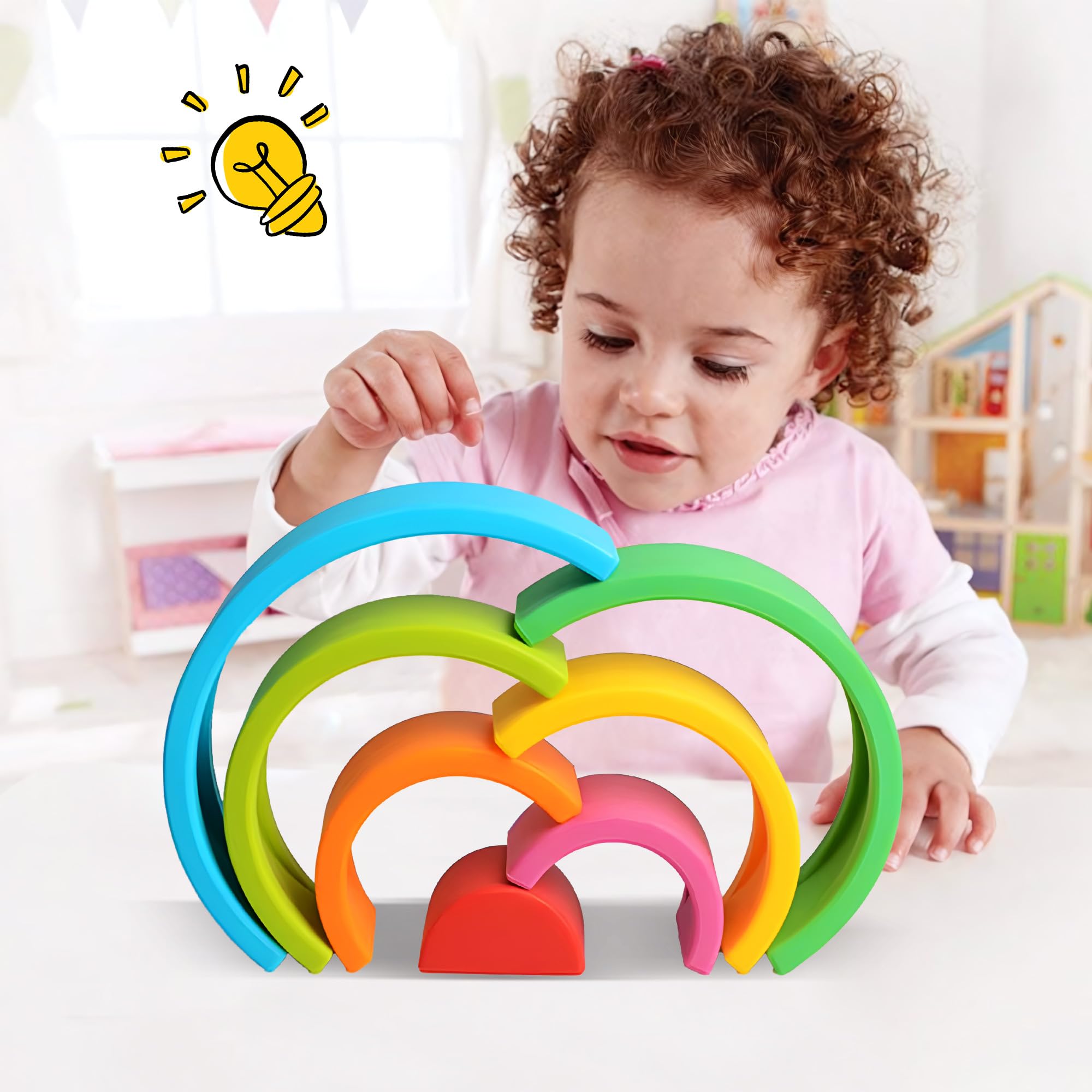 Silicone Stacking Toys for Babies